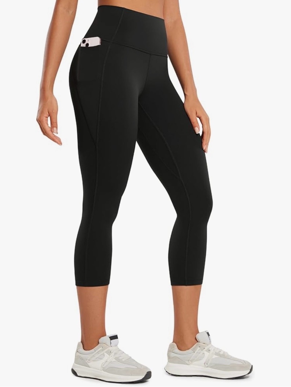 CRZ-Yoga Black High-Waist Athletic Leggings